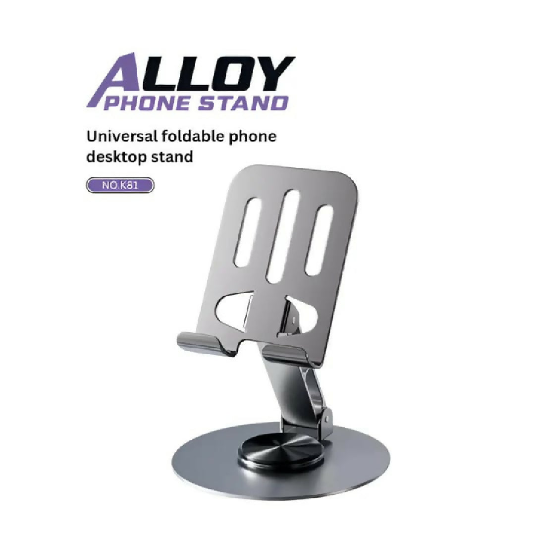 ALLOY No K81 Aluminium Mobile Stand Holder In Steel Body 360 degree