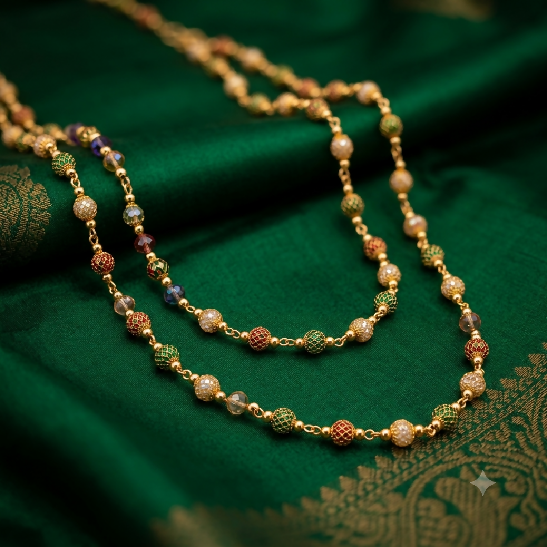 Multicolor Two Layer Mala