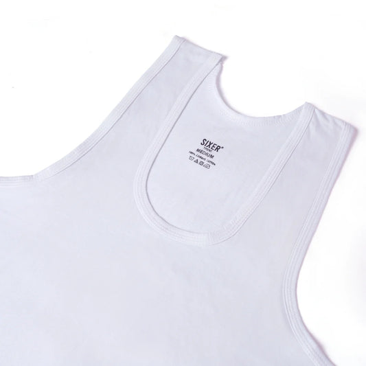 Men's Vest Sleeve Less Premium Combed Cotton - Pack of 3