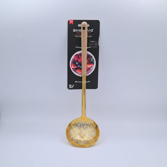 Golden Slotted Spoon