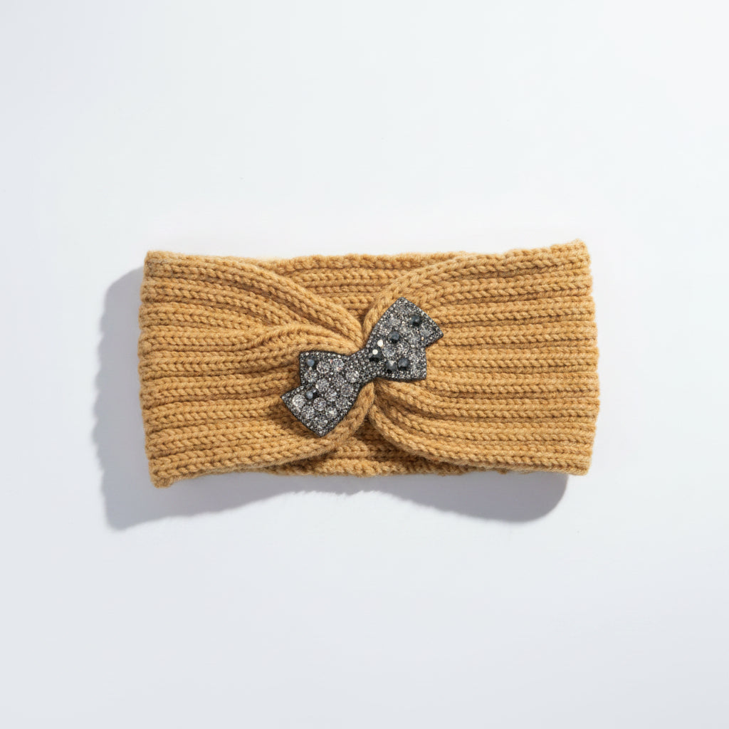 Knitted Bow Woolen Head Band