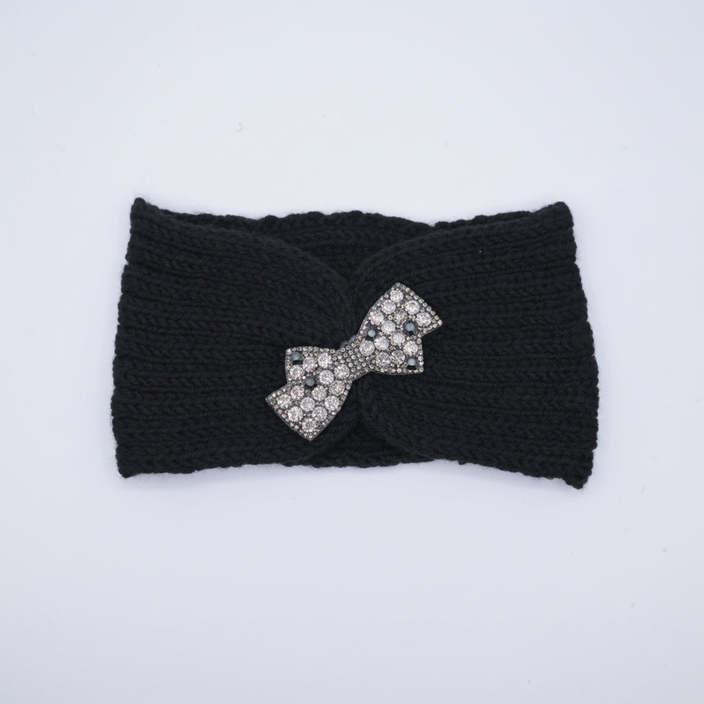 Knitted Bow Woolen Head Band