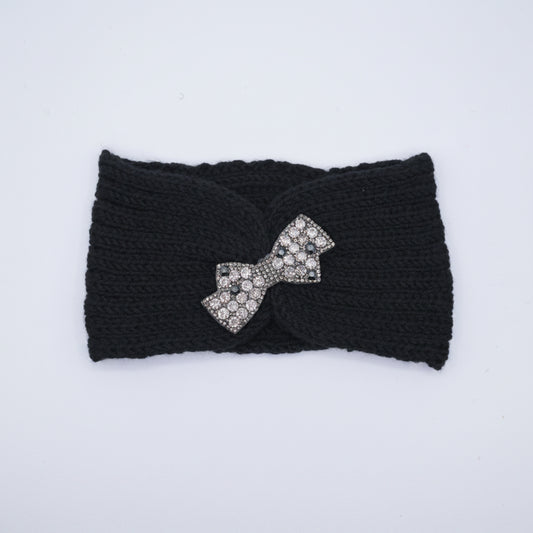 Knitted Bow Woolen Head Band