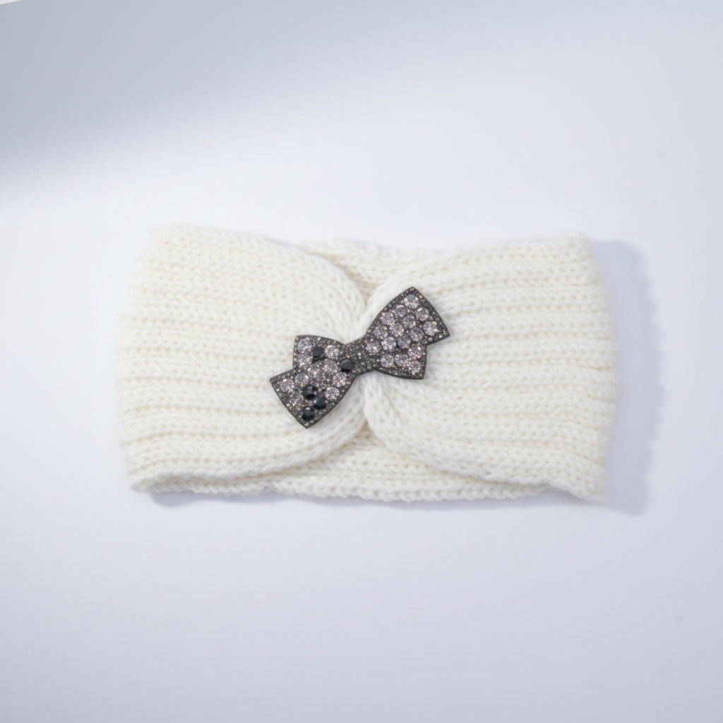 Knitted Bow Woolen Head Band