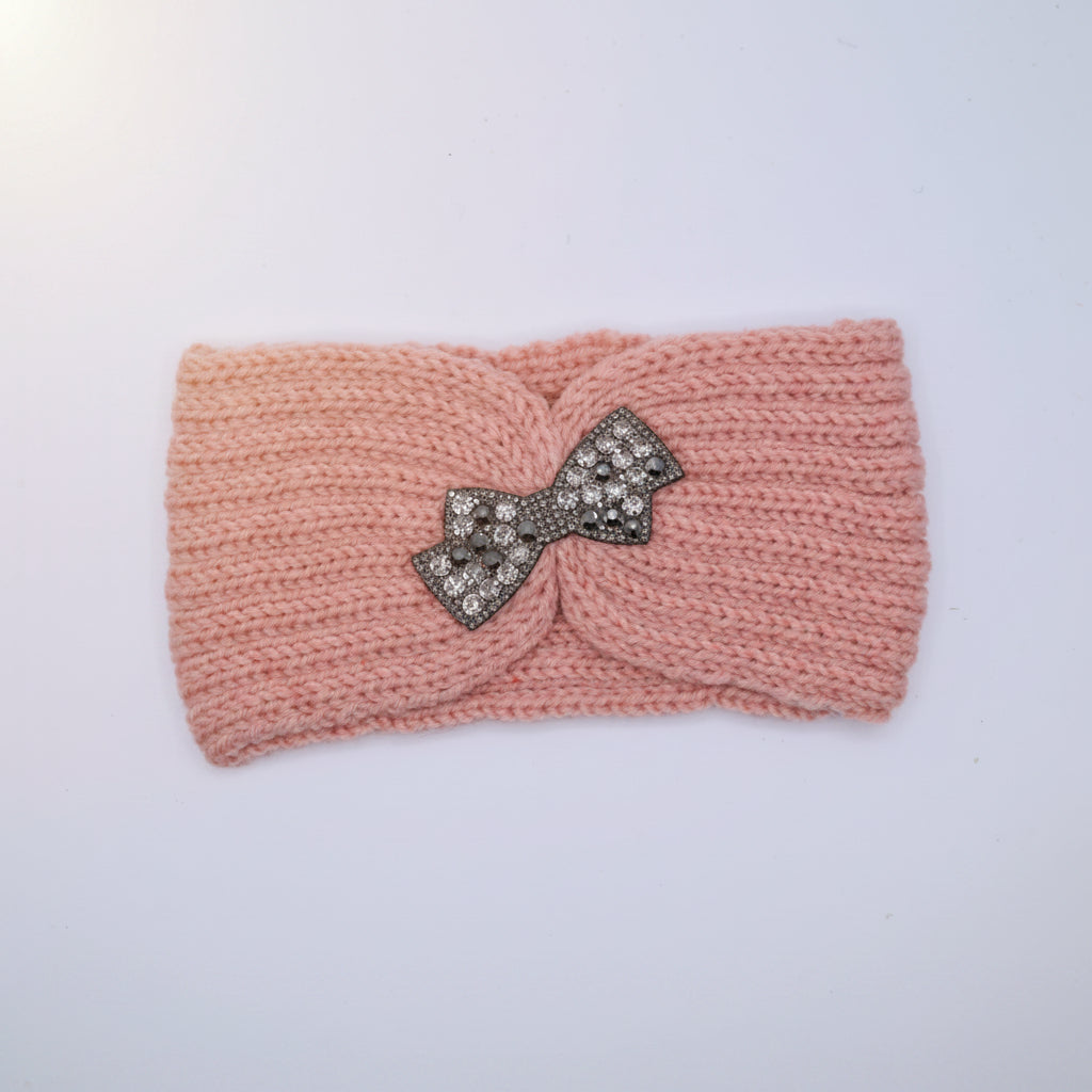 Knitted Bow Woolen Head Band