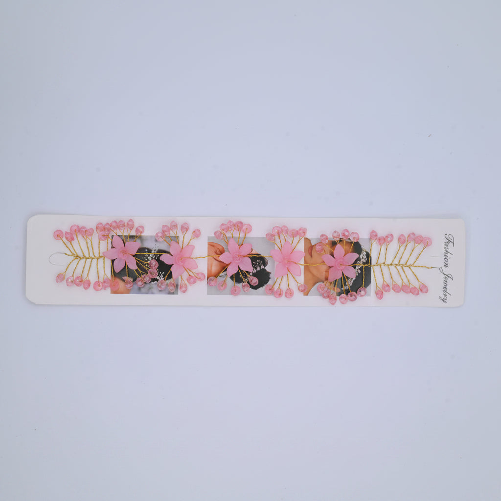 Red flora crystal Vine hair accessories