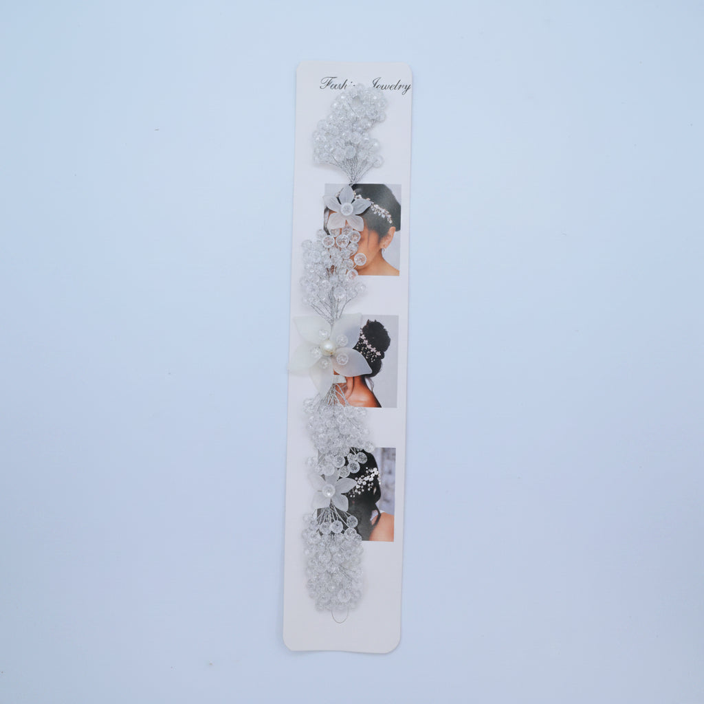 Red flora crystal Vine hair accessories