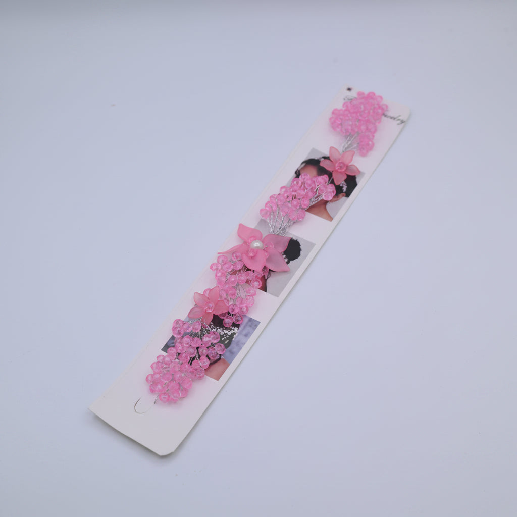 Red flora crystal Vine hair accessories