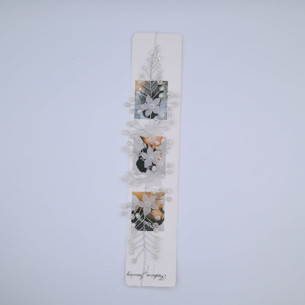 Red flora crystal Vine hair accessories