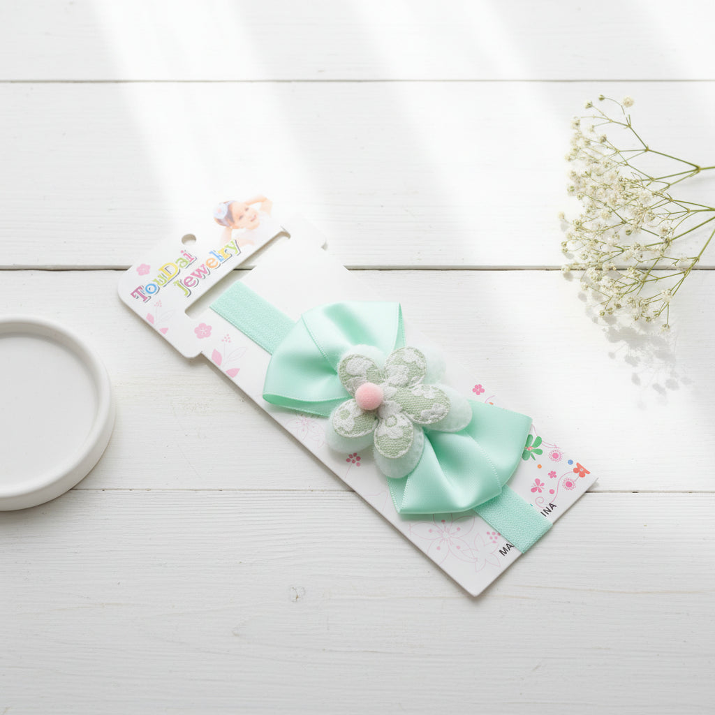 Head Band Silk Flower