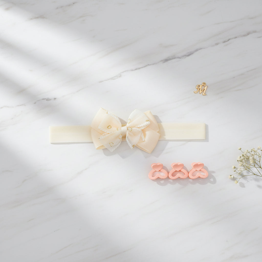 Head Band with Small Heart Catcher 2 in 1