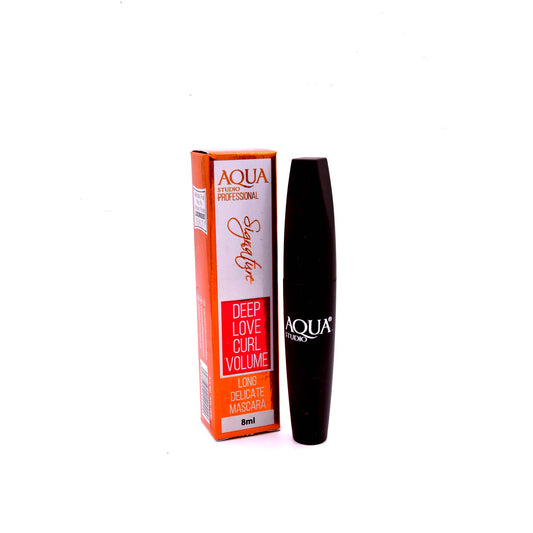 Aqua Deep Love Curl Mascara AQ-1050 – Long-Lasting Waterproof Mascara for Voluminous and Curled Lashes