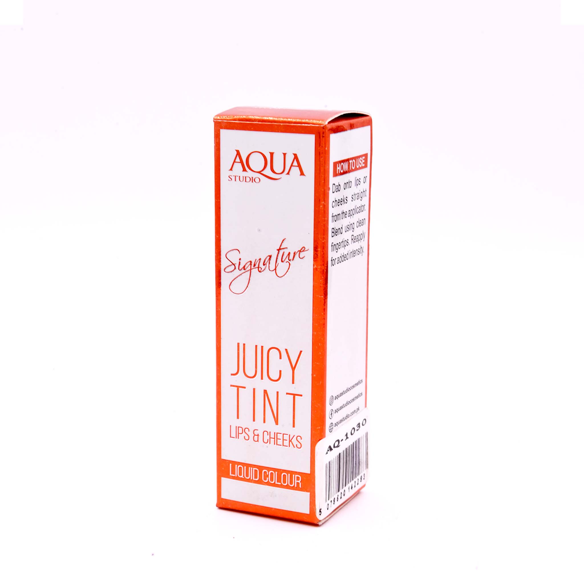 Aqua Juicy Tint Lip Gloss AQ 1030   Hydrating Glossy Lip Tint for Soft Shiny Lips