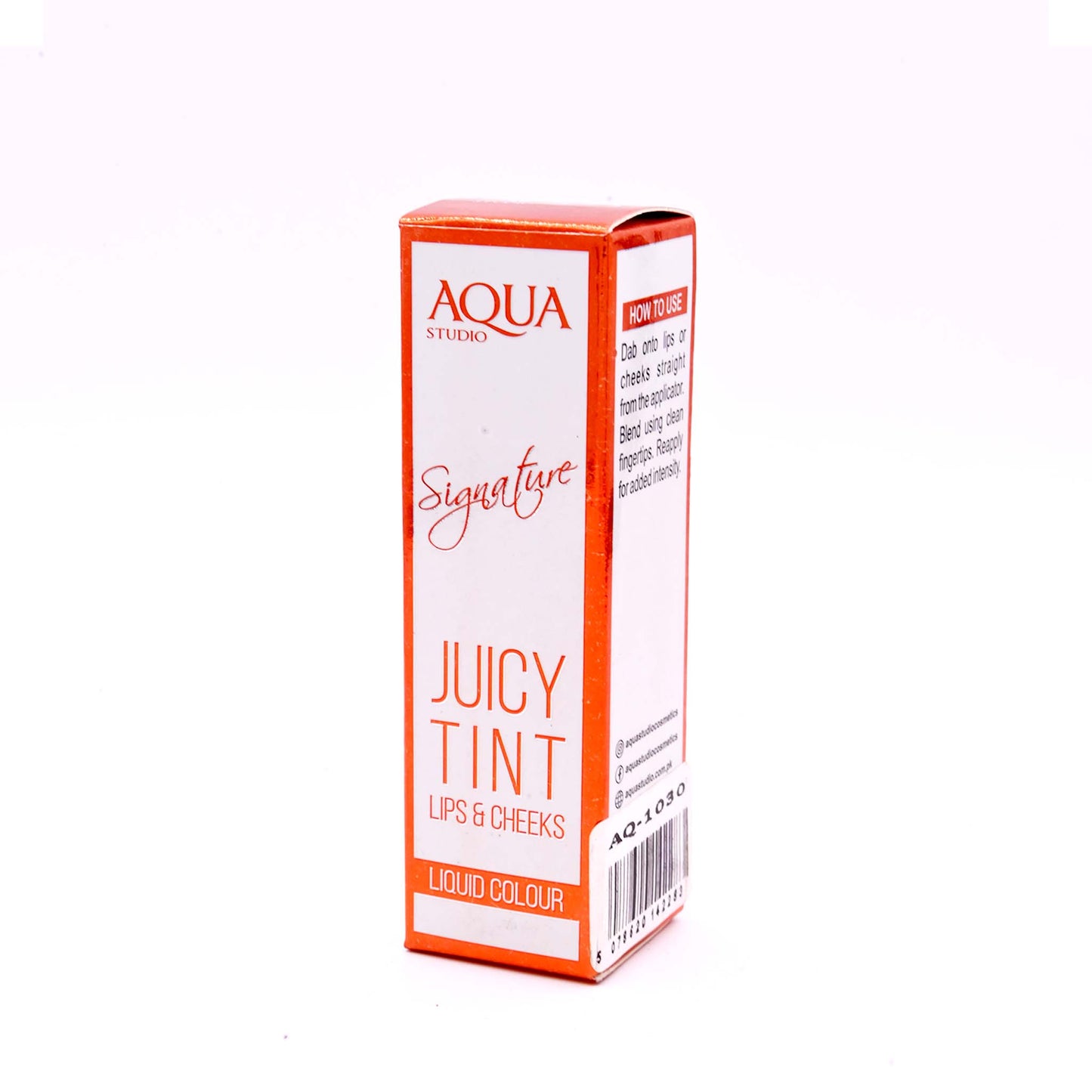 Aqua Juicy Tint Lip Gloss AQ 1030   Hydrating Glossy Lip Tint for Soft Shiny Lips