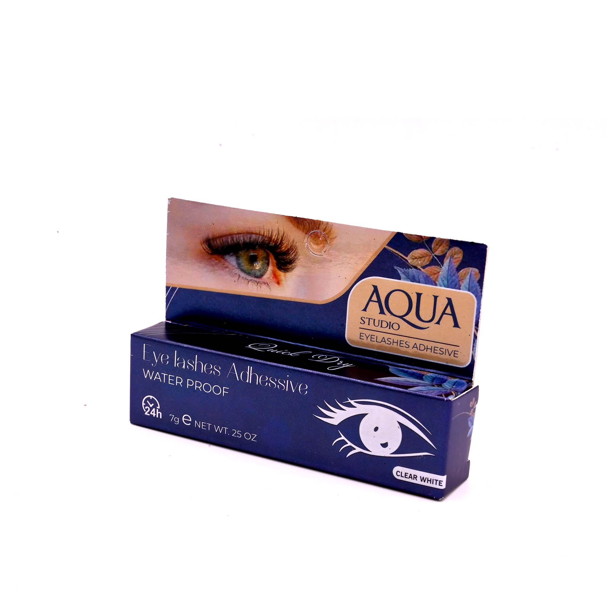 Aqua Eyelashes Glue AQ 1006   Strong Hold Waterproof Lash Adhesive for Long Lasting Wear