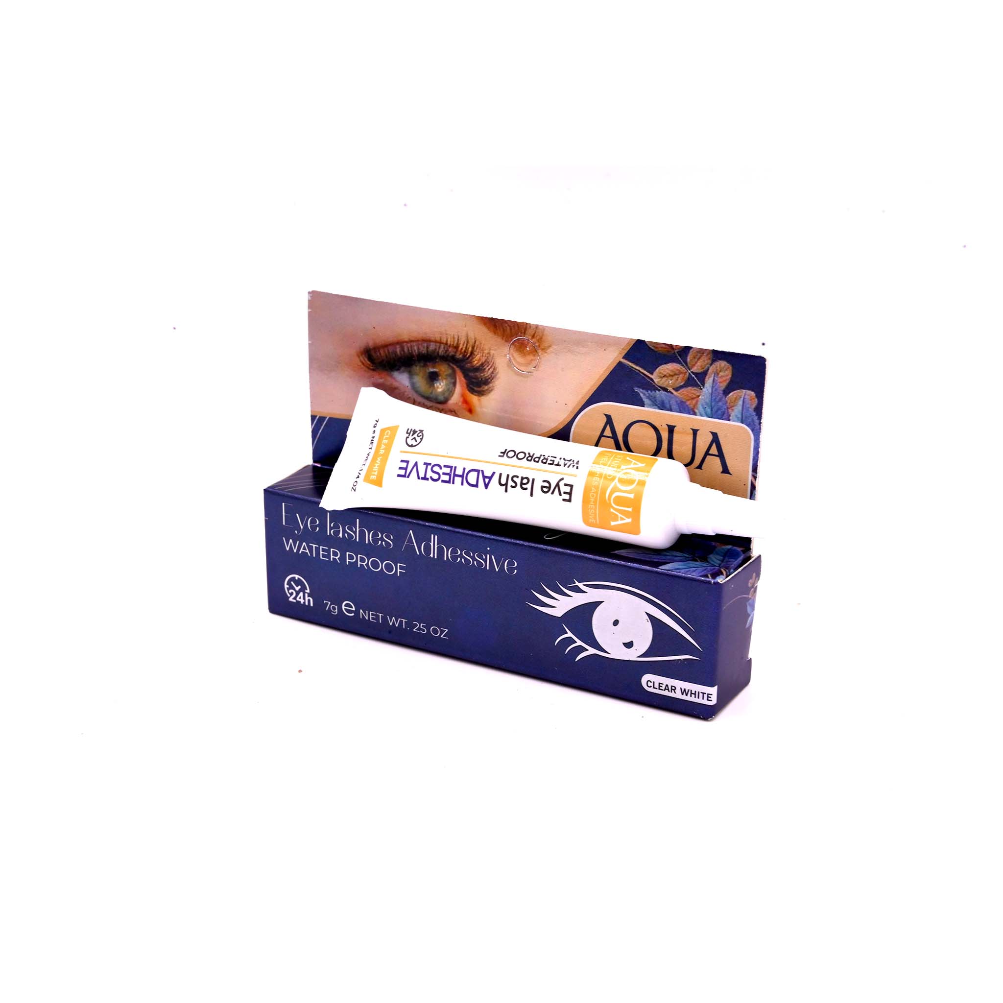 Aqua Eyelashes Glue AQ 1006   Strong Hold Waterproof Lash Adhesive for Long Lasting Wear