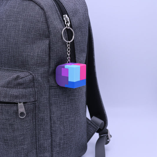 Puzzle Cube Keychain Cube