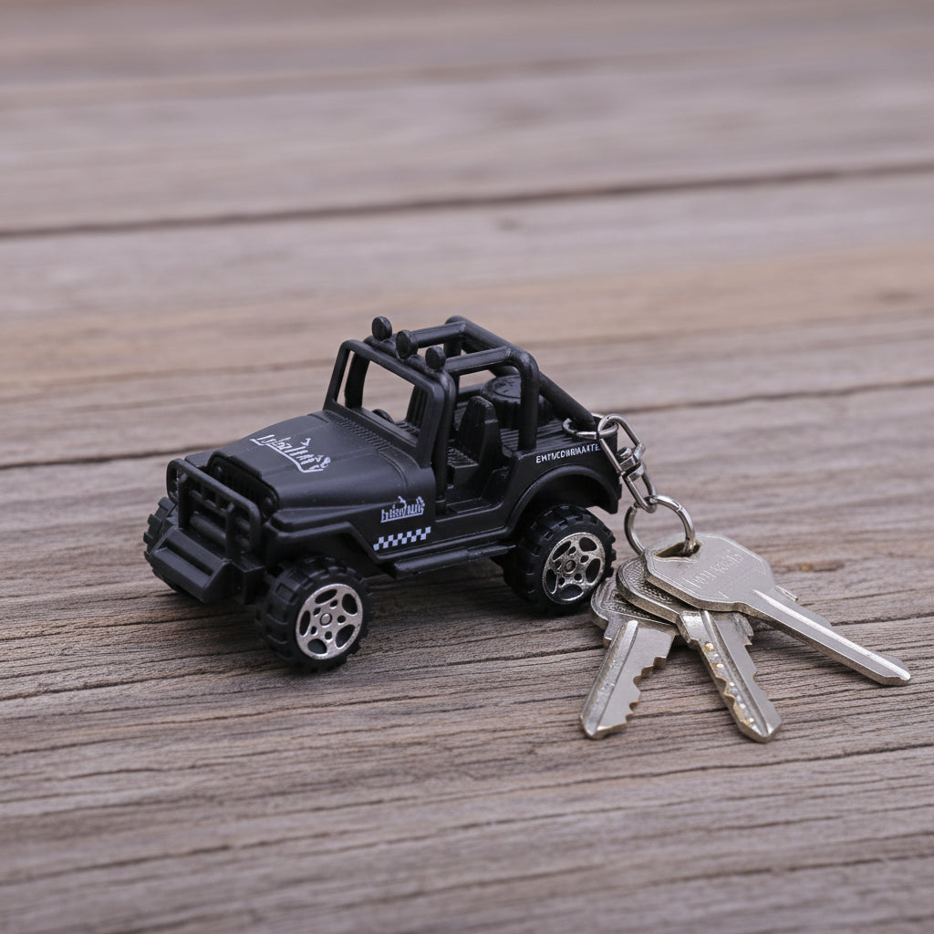 Jeep Keychain Black