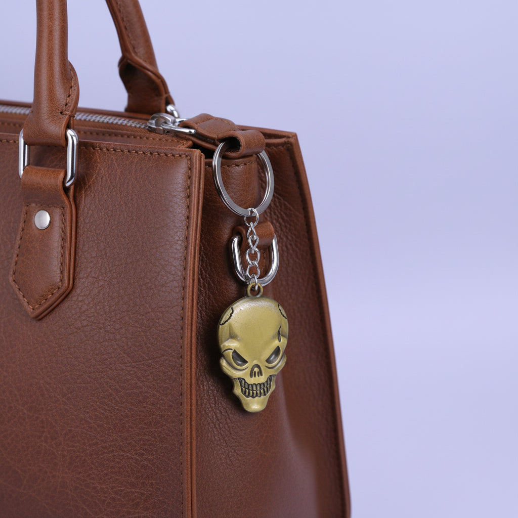 Super Heros face Keychain Skull