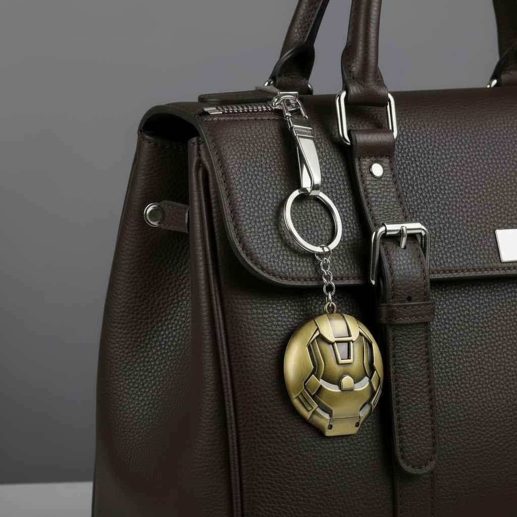 Super Heros face Keychain War Machine
