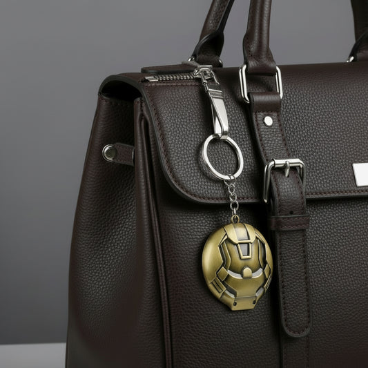 Super Heros face Keychain War Machine