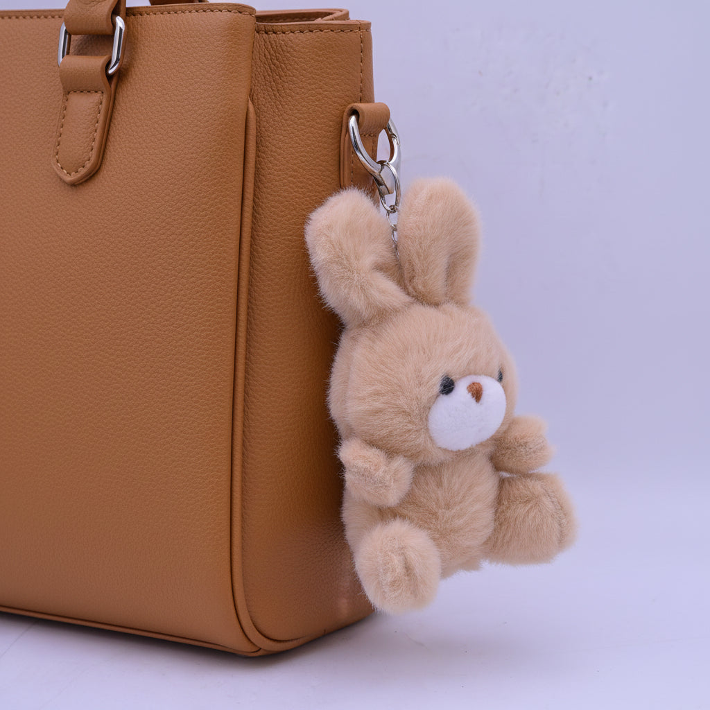 Soft Bear Keychain Brown