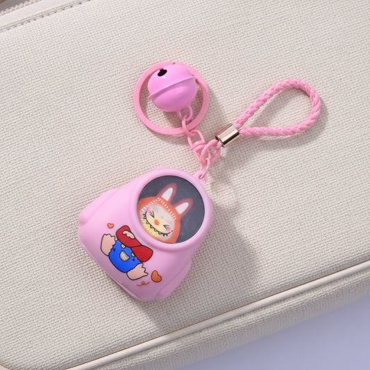 Labubu Light Keychain Pink