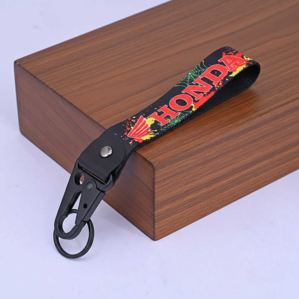 Long Strip Bike Keychain Honda