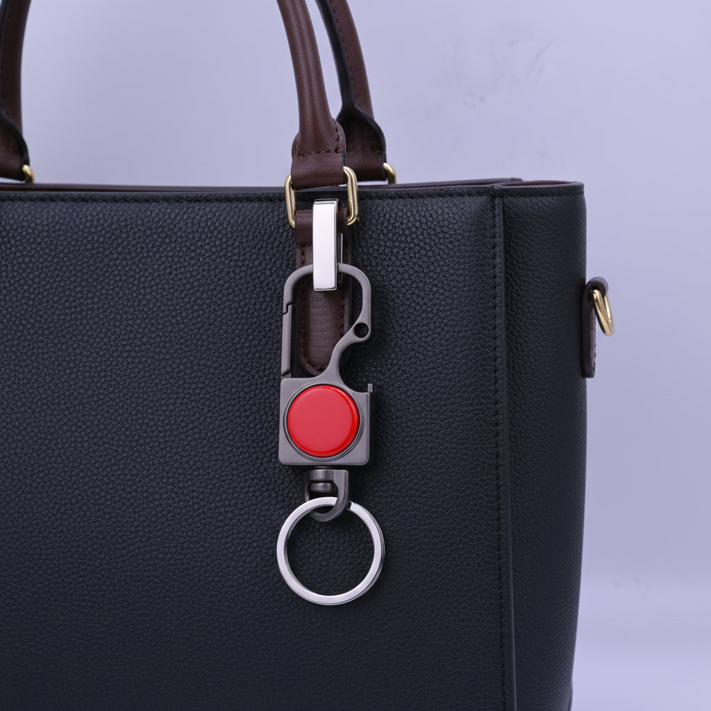 V9 Key Holder Keychain Brown
