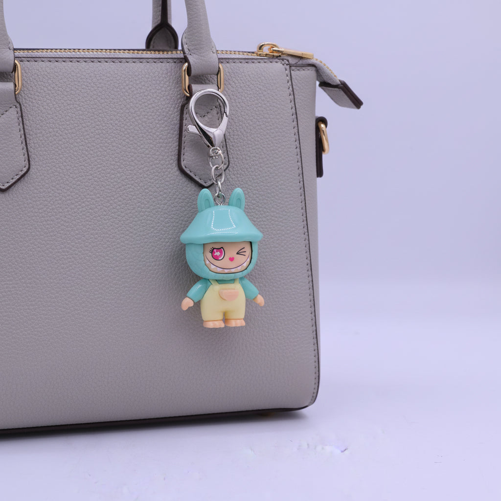 Labubu Keychain Green