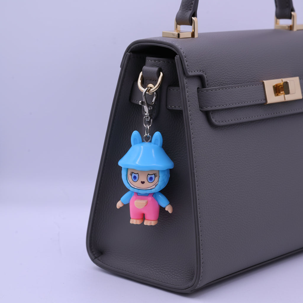 Labubu Keychain Blue
