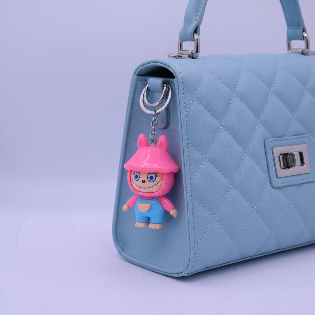 Labubu Keychain Pink