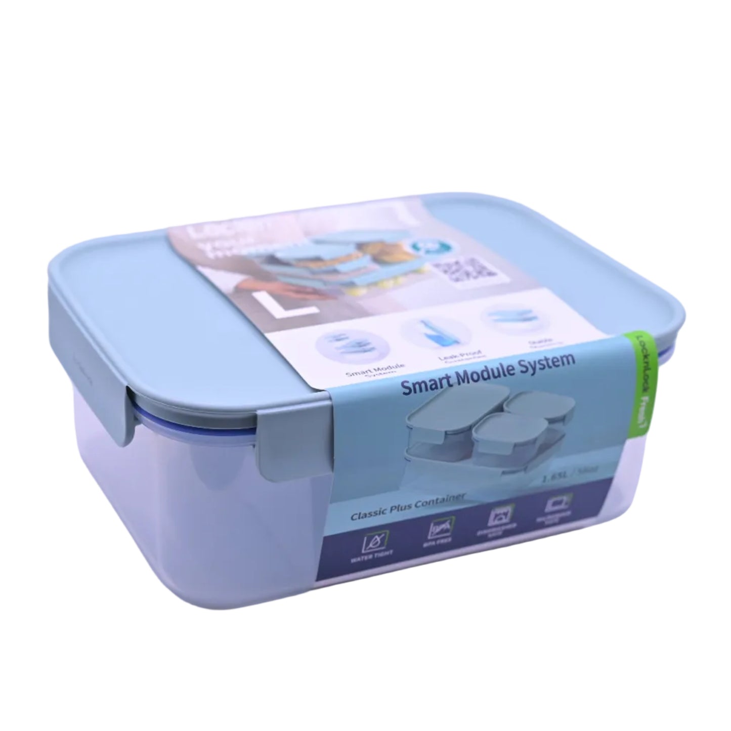 Classic Plus Rectangular Storage Container 1.65L MIT LHPL415MIT