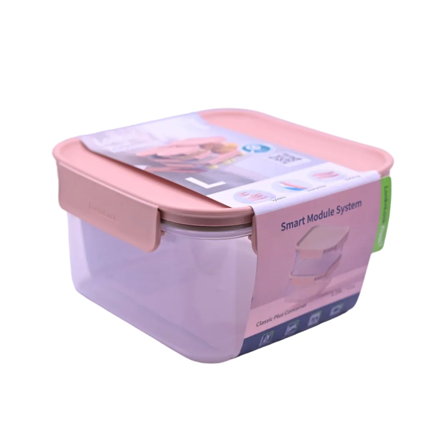 Classic Plus Square Storage Container 1.25L PIK LHPL452PIK
