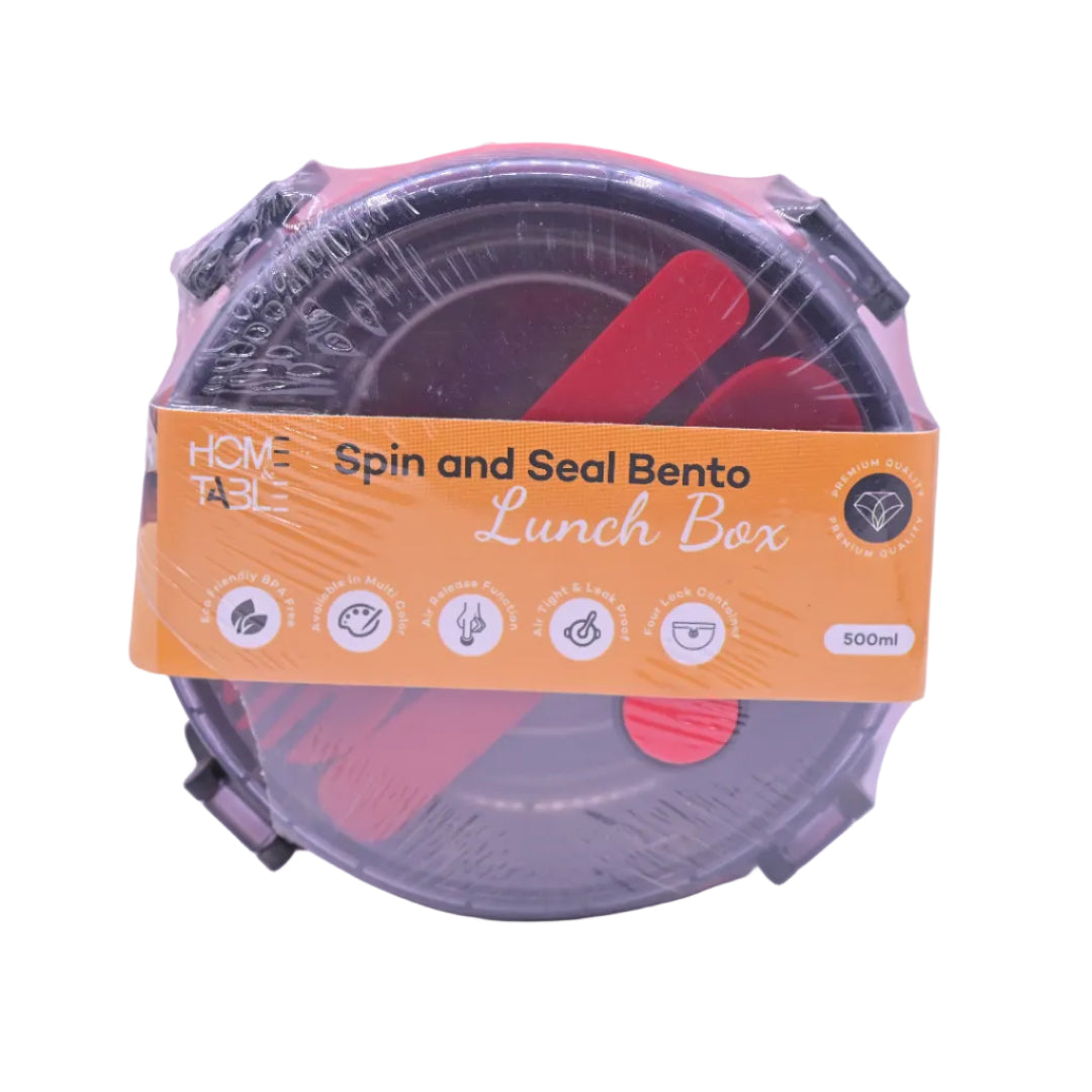 H and T Spin and seal bento Steel LBS09