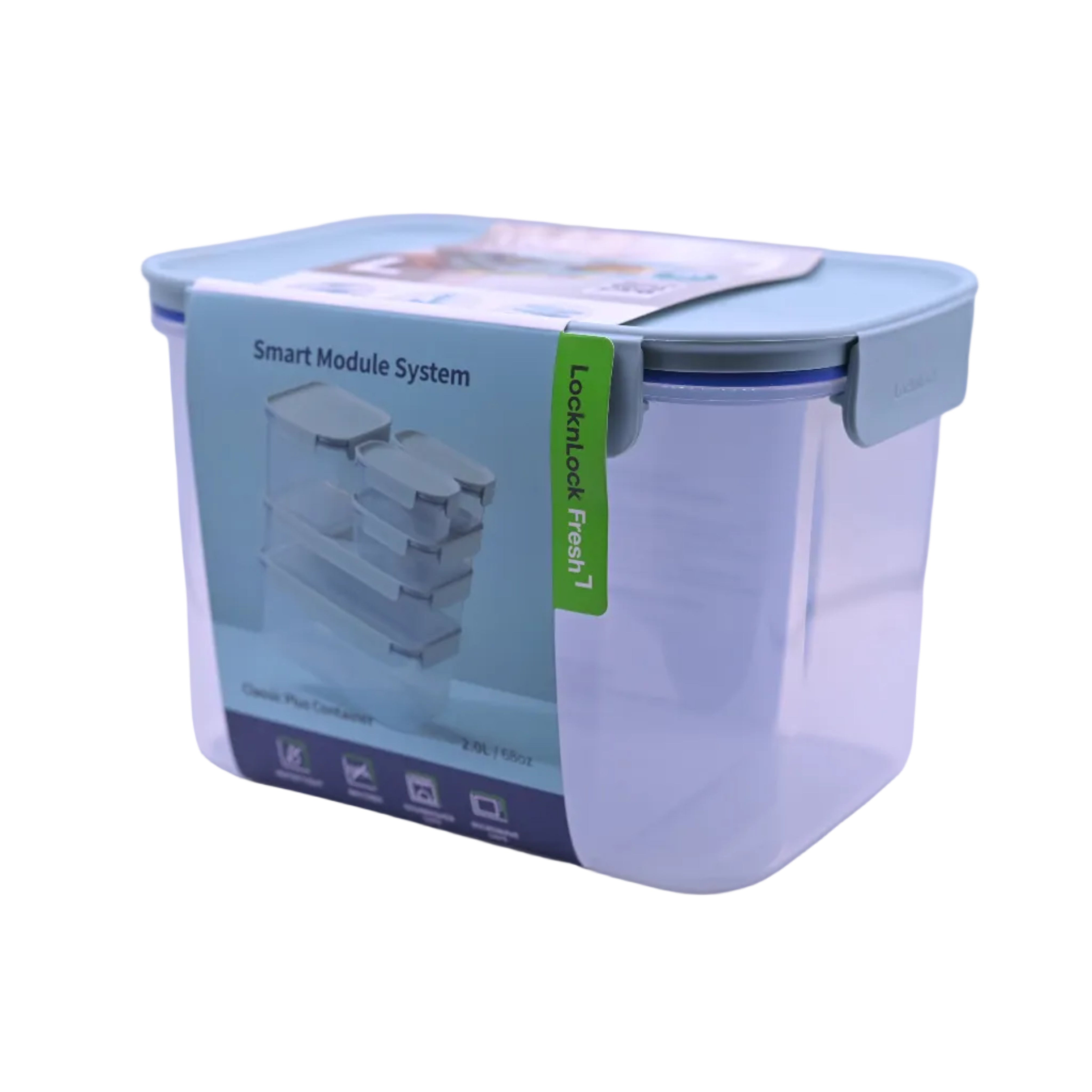 Classic Plus Rectangular Storage Container 2.0L MIT LHPL405MIT