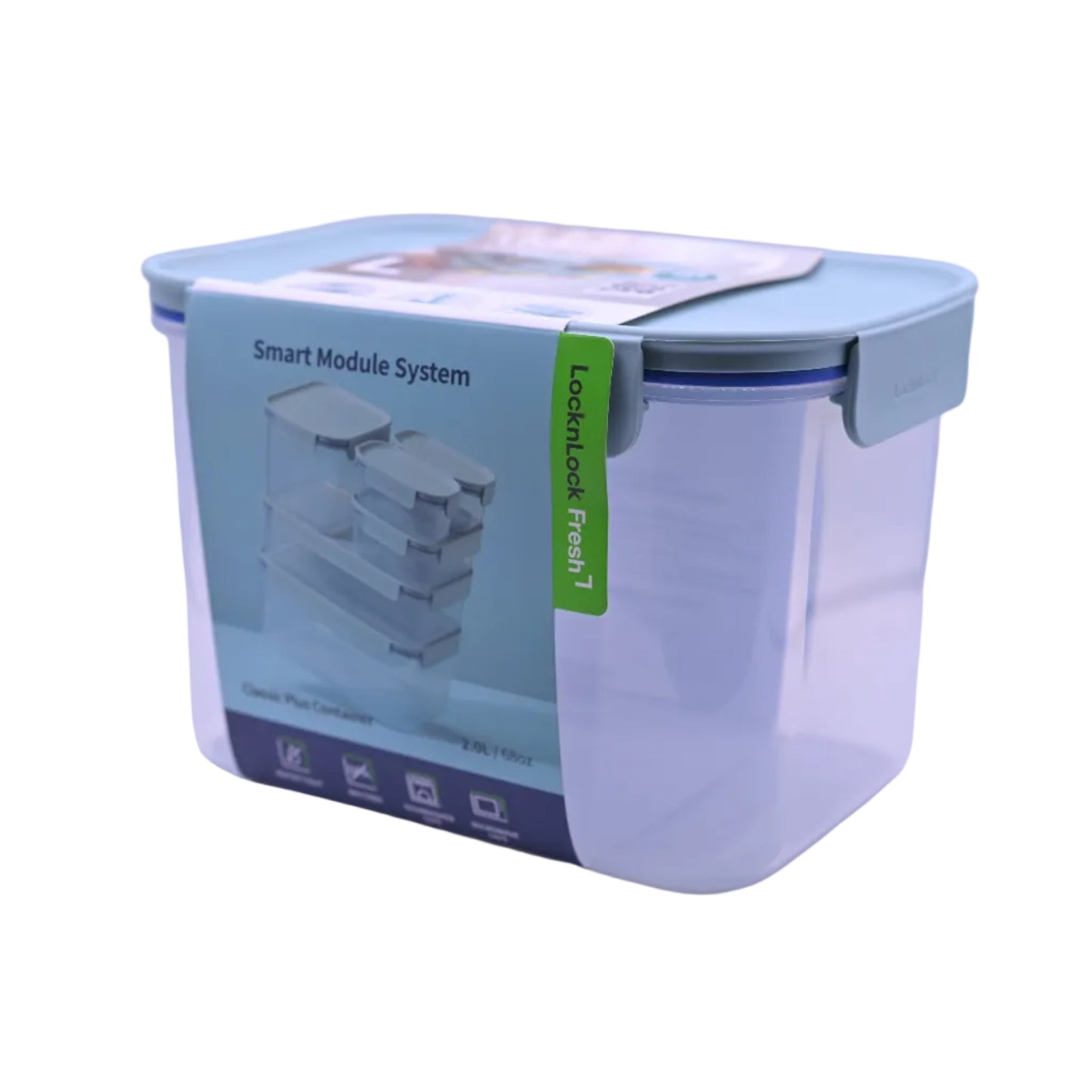 Classic Plus Rectangular Storage Container 2.0L MIT LHPL405MIT