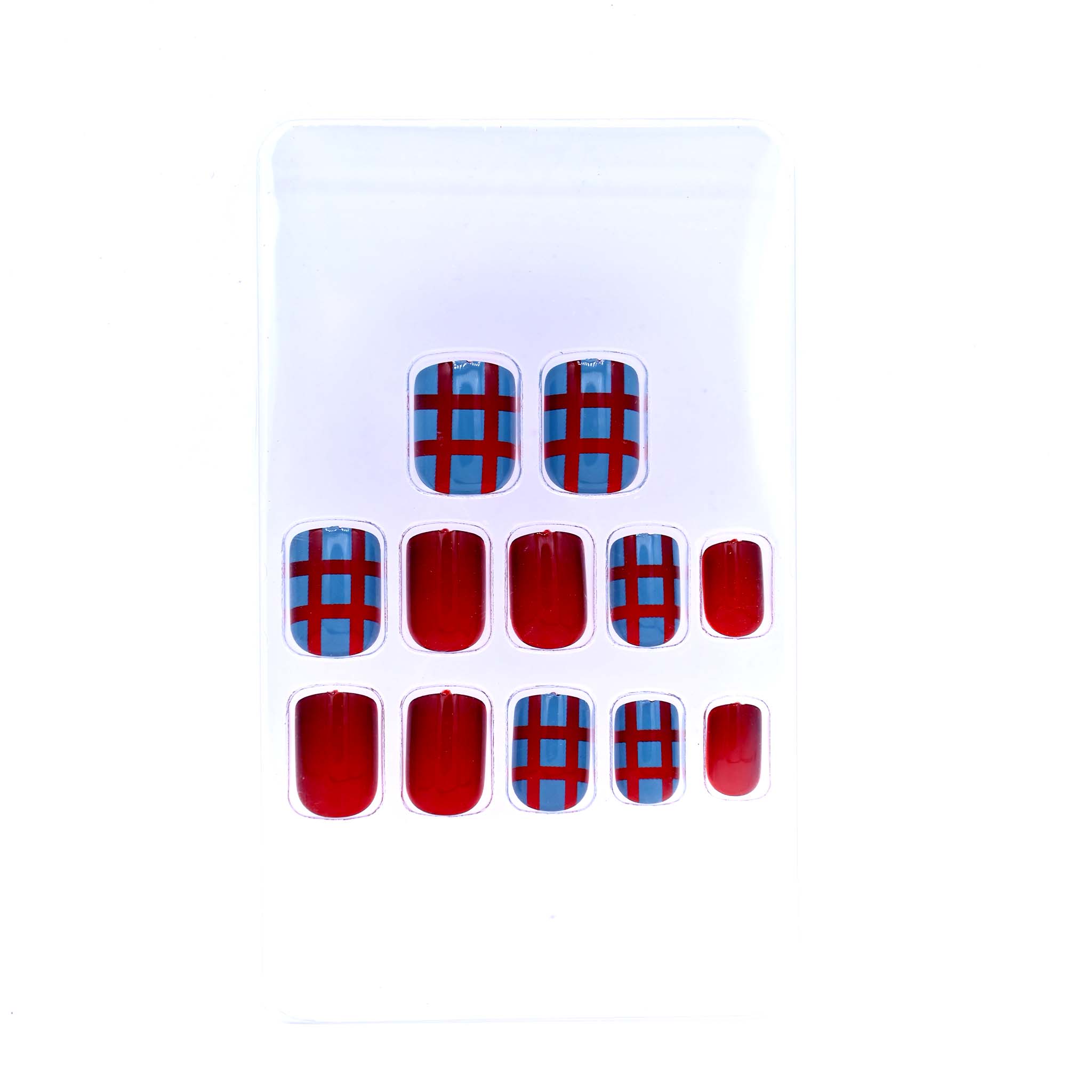 Trendy Nails TD 157 LMU 017   Reusable Press On Nails Set