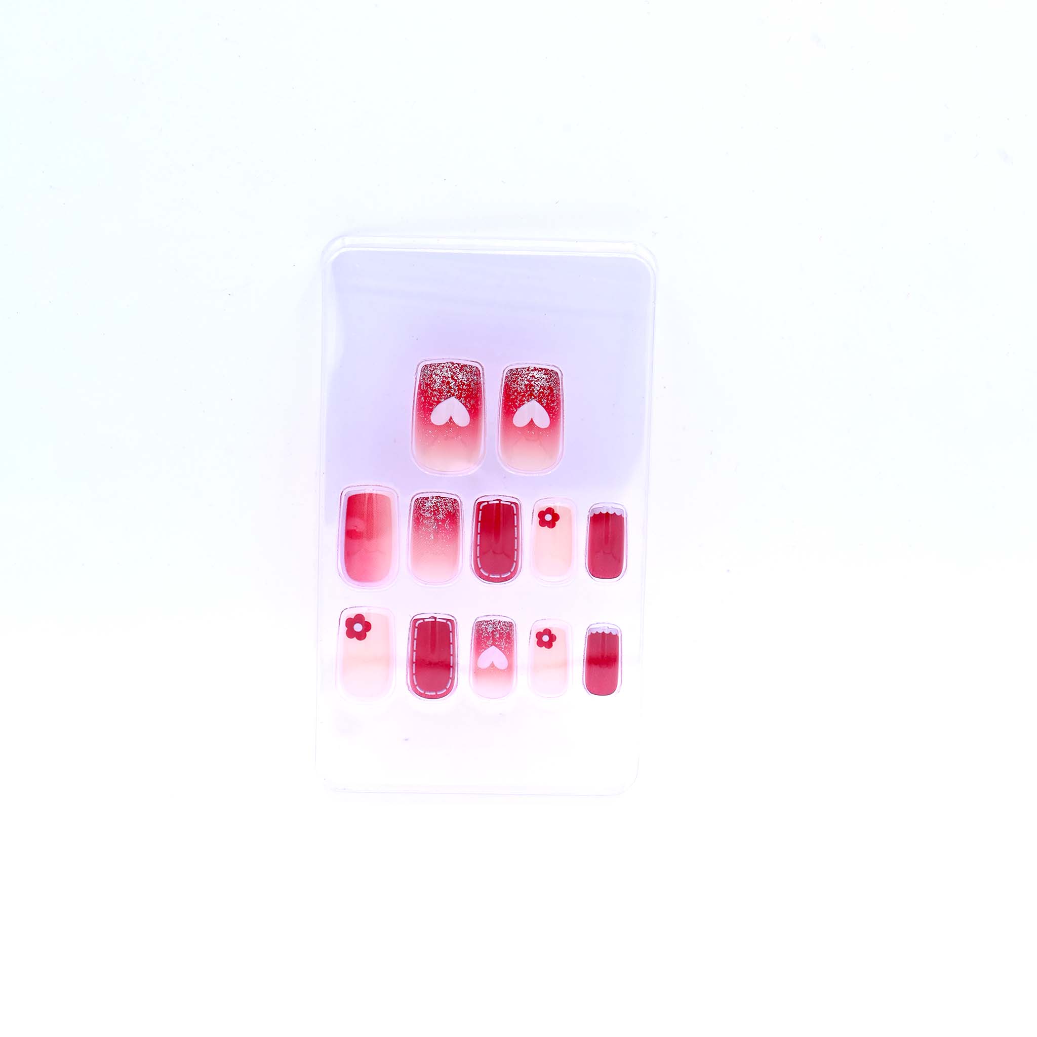 Trendy Nails TD 157 LMU 001   Reusable Press On Nails Set