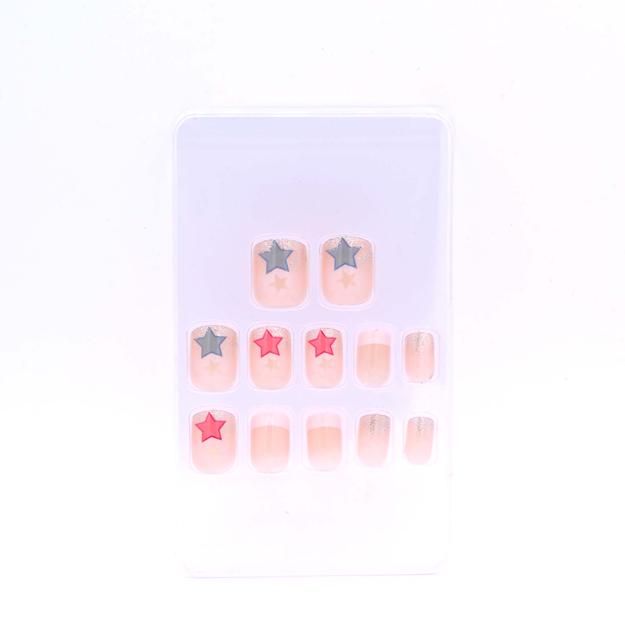 Trendy Nails TD 157 LMU 007   Reusable Press On Nails Set
