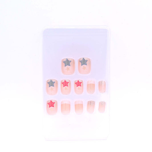 Trendy Nails TD 157 LMU 007   Reusable Press On Nails Set