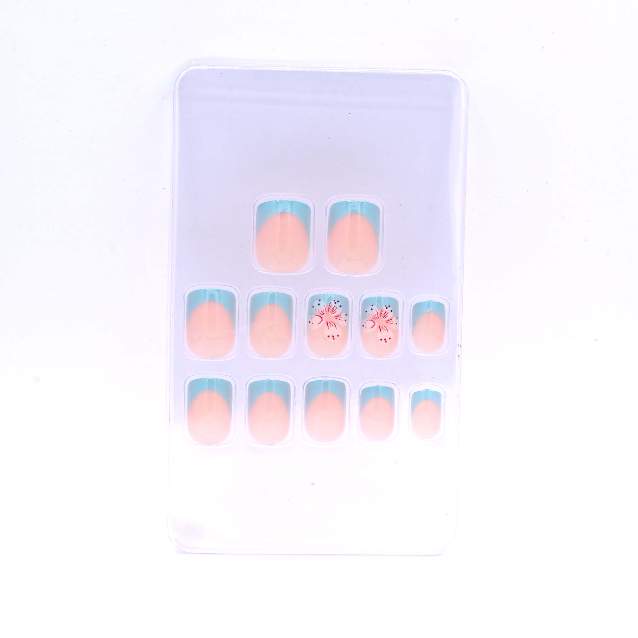 Trendy Nails TD 157 LMU 012   Reusable Press On Nails Set