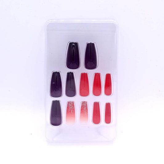 Trendy Nails TD 157 LMU 024   Reusable Press On Nails Set