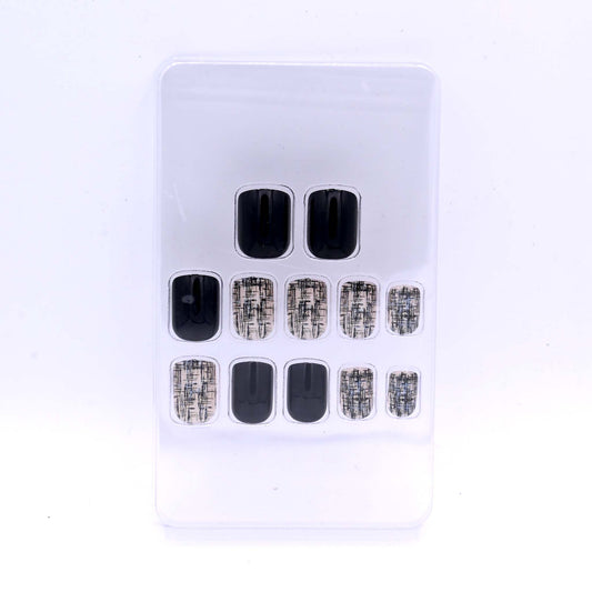 Trendy Nails TD 157 LMU 026   Reusable Press On Nails Set