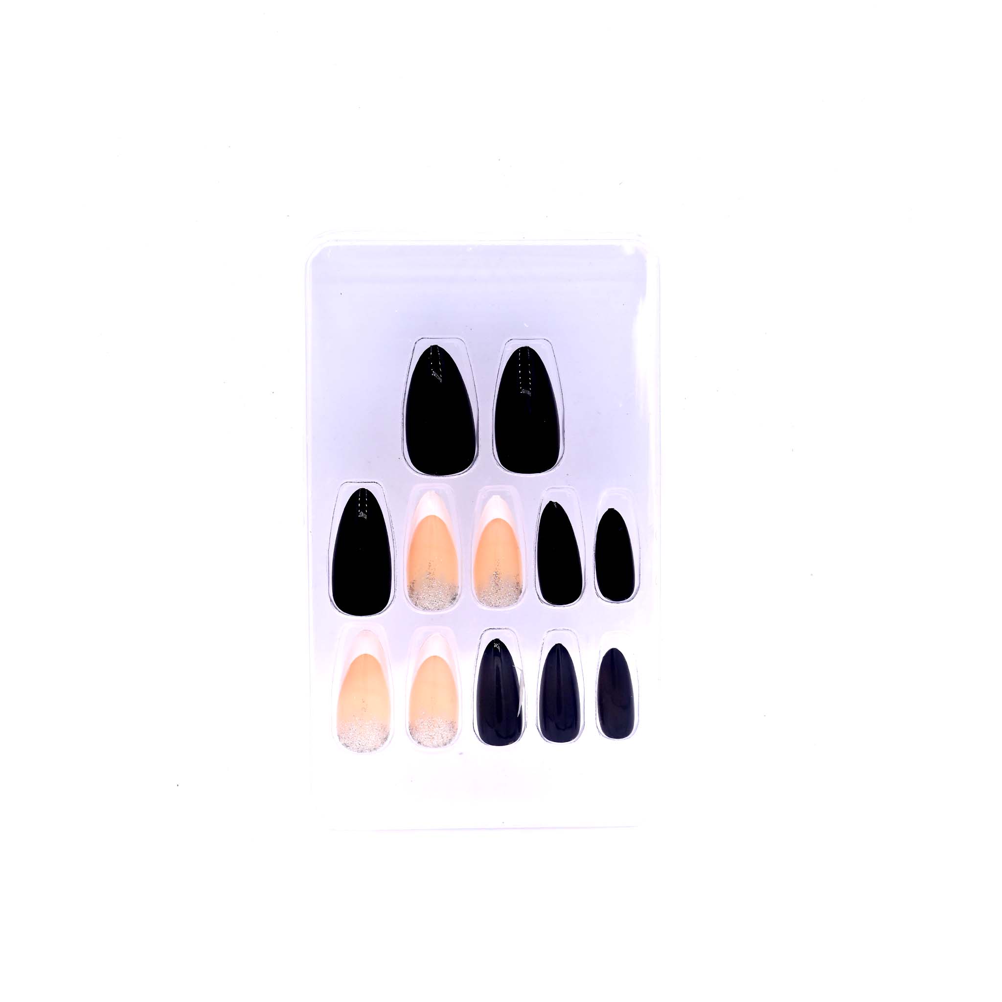 Trendy Nails TD 157 LMU 008   Reusable Press On Nails Set