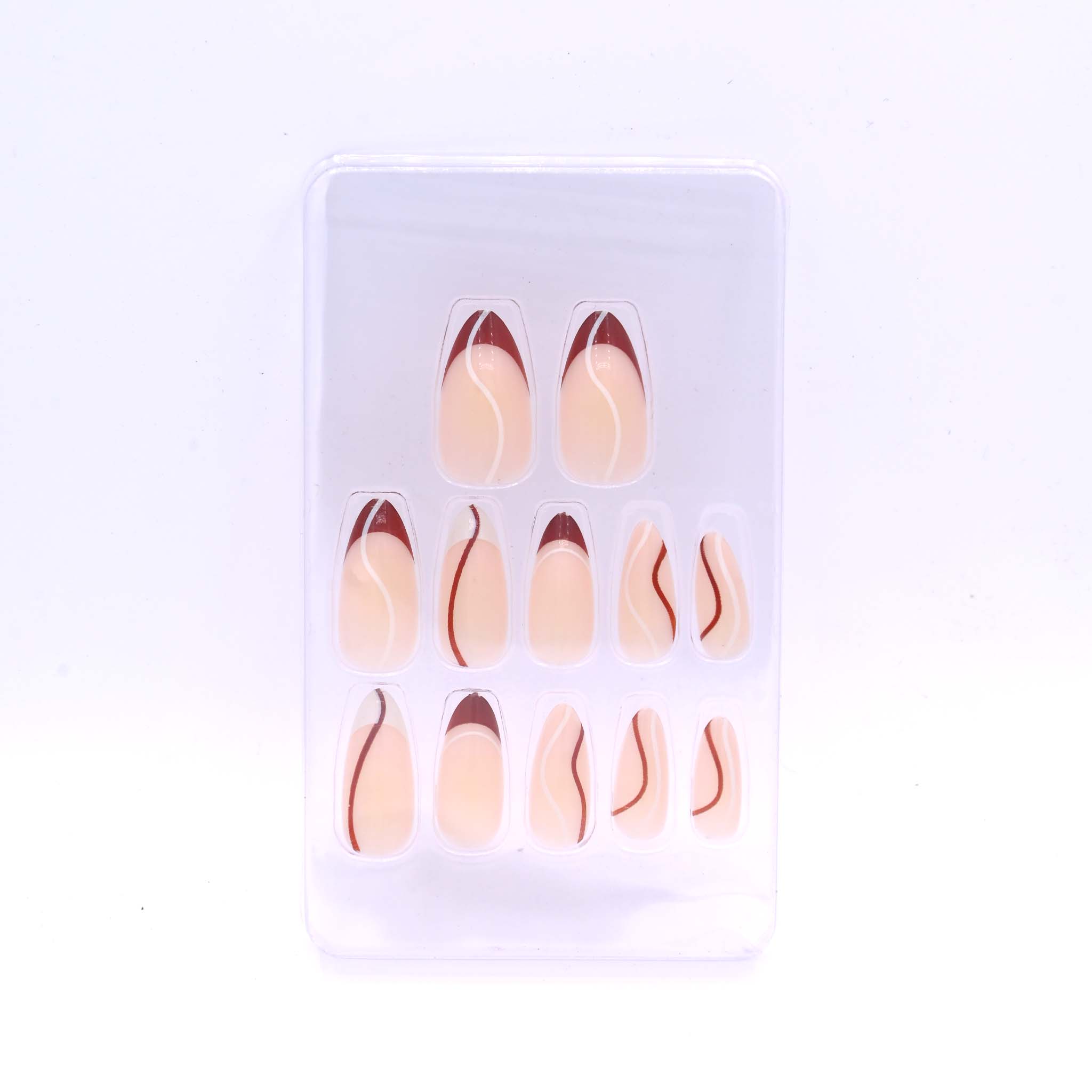 Trendy Nails TD 157 LMU 019   Reusable Press On Nails Set