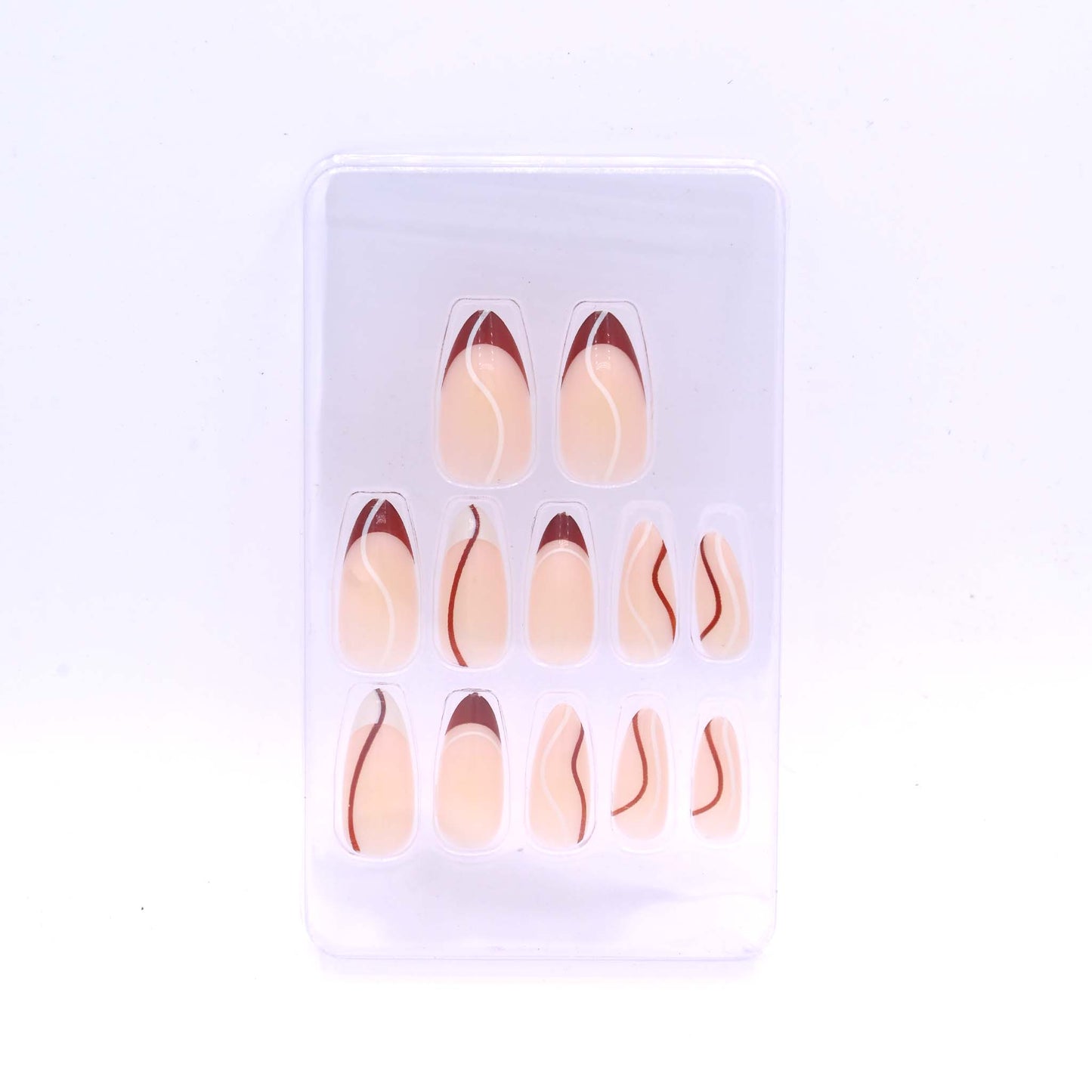 Trendy Nails TD 157 LMU 019   Reusable Press On Nails Set