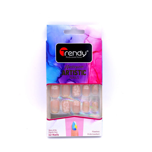 Trendy Nails TD 157 LMU 021   Reusable Press On Nails Set