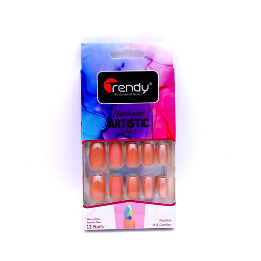 Trendy Nails TD 157 LMU 010   Reusable Press On Nails Set