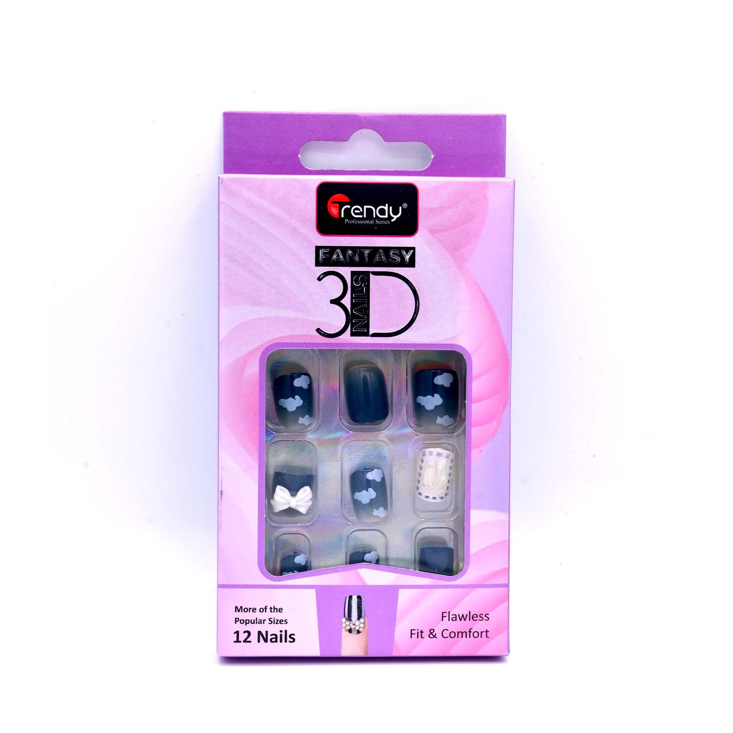 Trendy Nails 3D TD 156  Decorative 3D Nail Art Set for Stylish and Glamorous Manicures